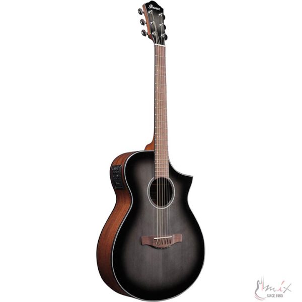 Ibanez AEWC11-TCB Akustična ozvučena gitara Transparent Charcoal Burst Finiš - Slika 2