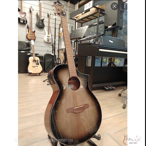 Ibanez AEWC11-TCB Akustična ozvučena gitara Transparent Charcoal Burst Finiš - Slika 7