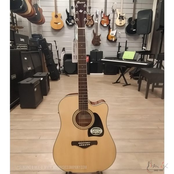 Ibanez AW70ECE-NT Akustična ozvučena gitara Natural Finiš Puno drvo - Slika 8
