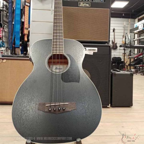 Ibanez PCBE14MH-WK Akustična ozvučena bas gitara Weathered Black Finiš - Slika 6