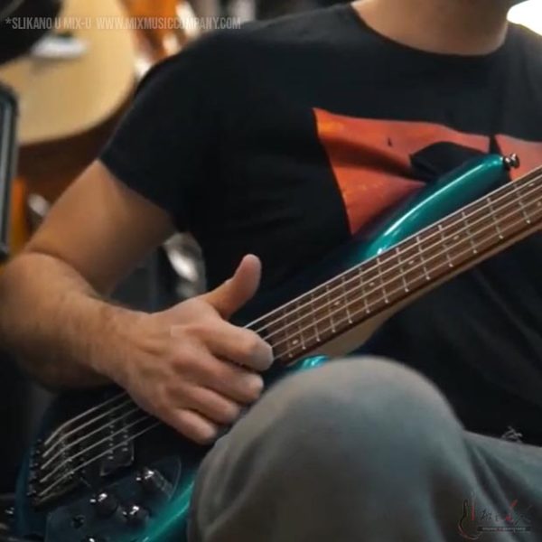 Ibanez SR305E-CUB Električna petožičana bas gitara Cerulean Aura Burst boja Nyatoh drvo - Slika 10