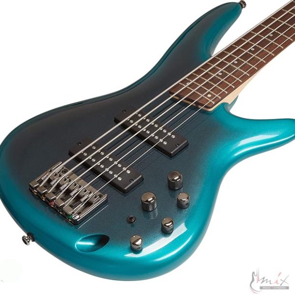 Ibanez SR305E-CUB Električna petožičana bas gitara Cerulean Aura Burst boja Nyatoh drvo - Slika 7