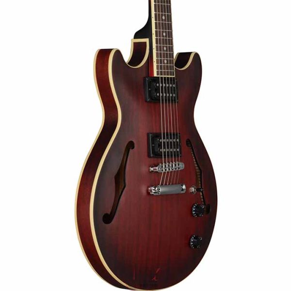 Ibanez AM53-SRF Semi Hollow električna gitara - Sunset Red - Slika 5