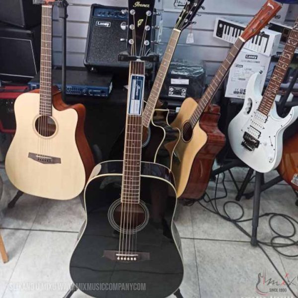 Ibanez PF15-BK Black High Gloss Akustična neozvučena gitara - Slika 6
