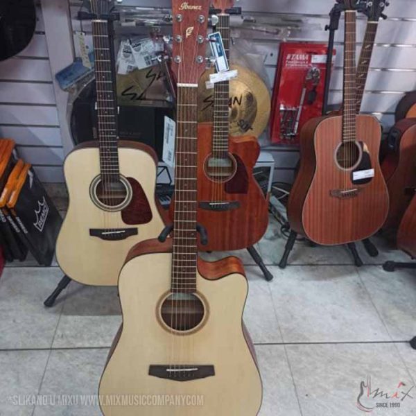 Ibanez PF10CE-OPN Akustična ozvučena gitara Drednought teleo Open Pore Natural finiš - Slika 5