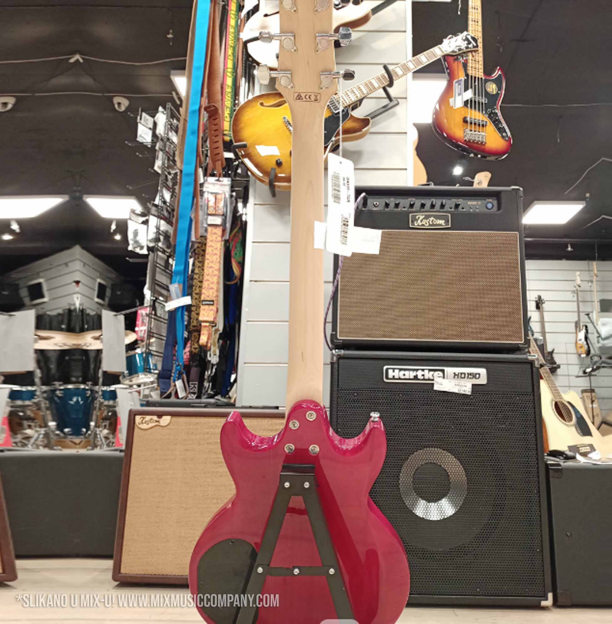 Ibanez GAX30-TCR Električna gitara - Transparent Cherry - Slika 8