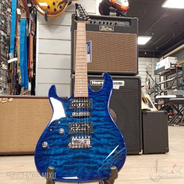 Ibanez GRX70QAL-TBB Električna levoruka gitara - Transparent Blue Burst - Slika 4