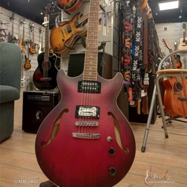 Ibanez AM53-SRF Semi Hollow električna gitara - Sunset Red - Slika 6