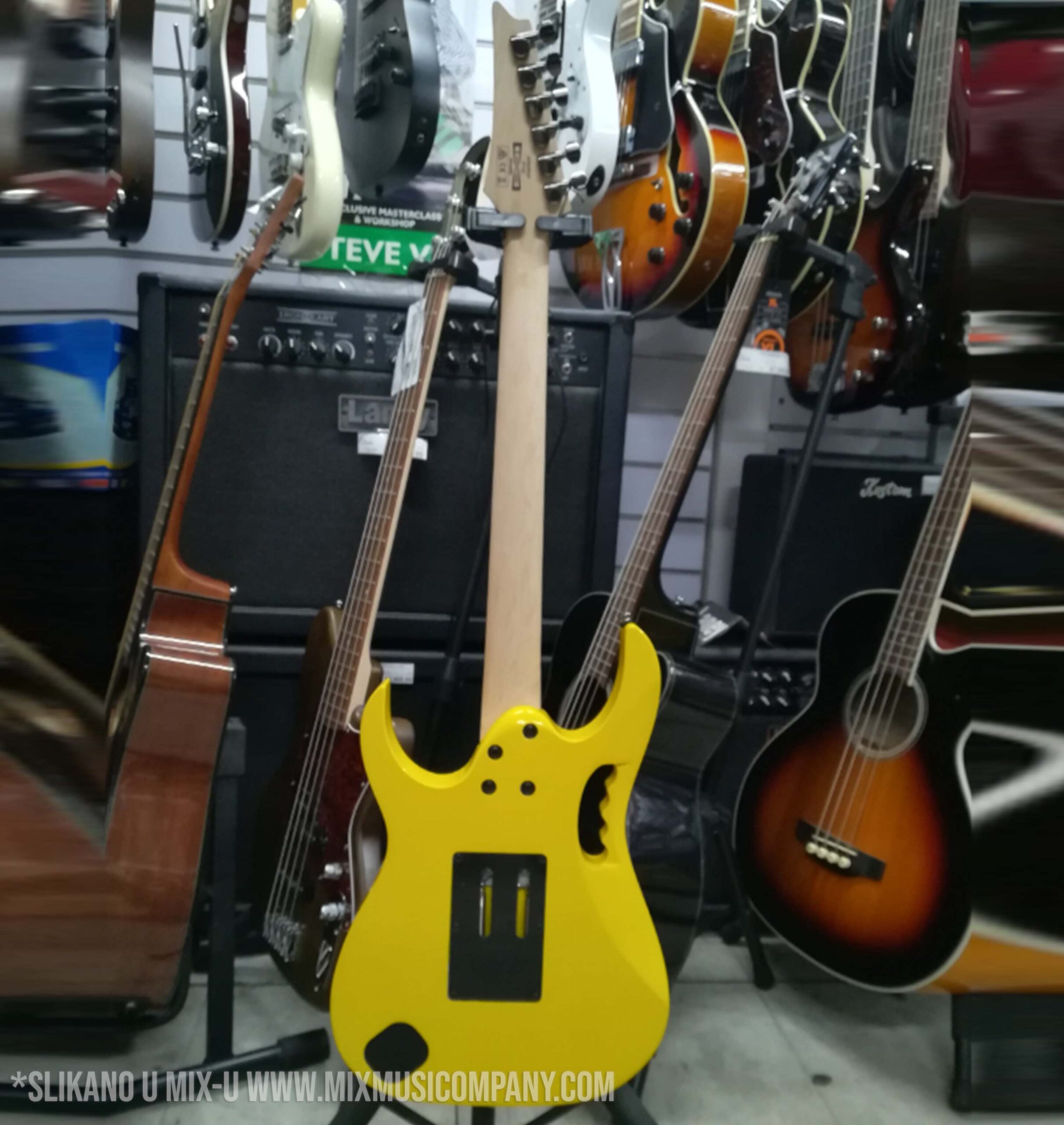 Ibanez JEMJRSP-YE Električna gitara - Yellow Steve Vai Signature Junior model - Slika 7