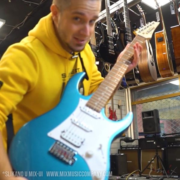Ibanez GRX40-MLB Električna gitara - Metallic Light Blue - Slika 8