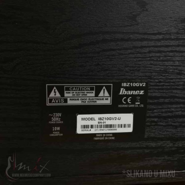 Ibanez IBZ10GV2 Gitarsko kombo pojačalo Snaga 10W Veličina zvučnika 6.5" inča - Slika 4