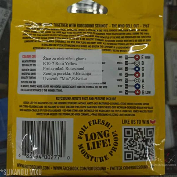 Rotosound R10-7 010-056 Žice za sedmožičane gitare Debljina desetke - Slika 4