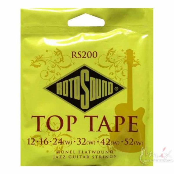 Rotosound RS200 Top Tape 012-052 Žice za džez gitaru Debljina Dvanaestke - Slika 2