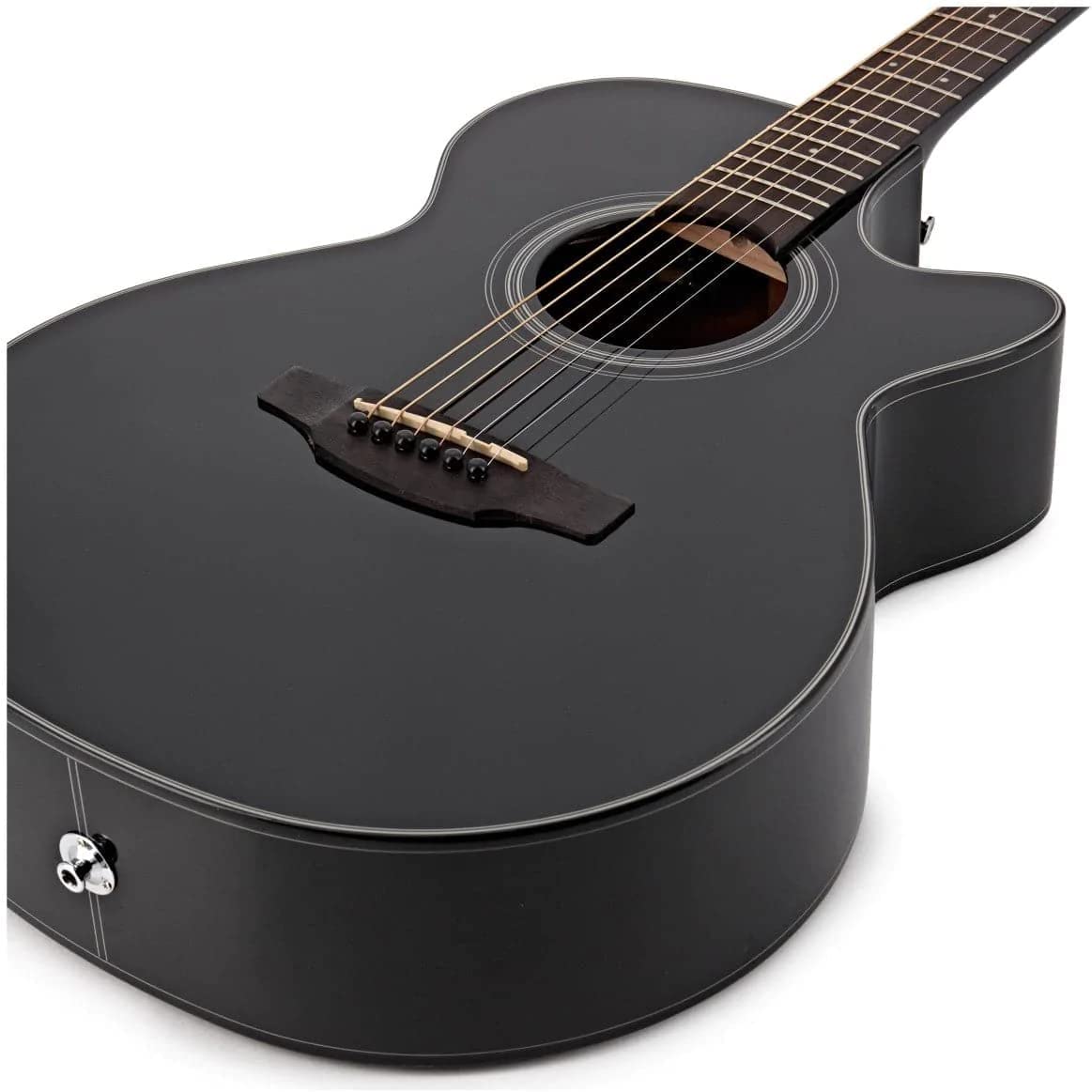 Takamine GF15CE-BLK Akustična ozvučena gitara sa futrolom Crna boja - Slika 6