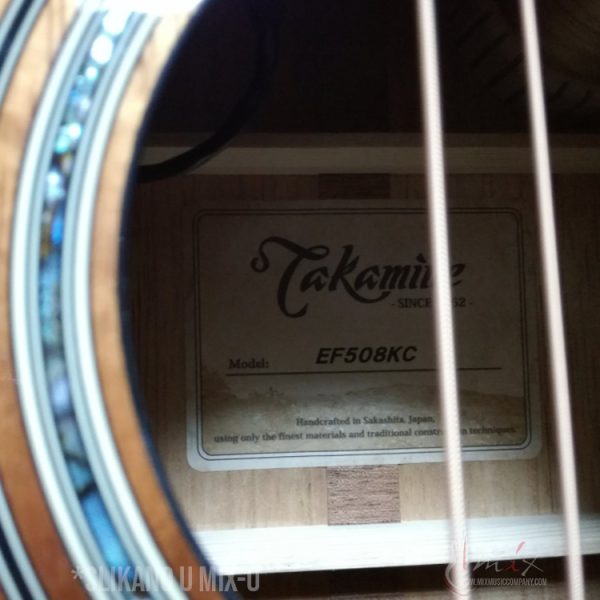Takamine EF508KC Akustična ozvučena gitara - Slika 11