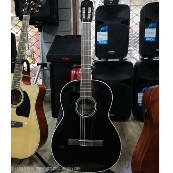 Takamine GC1-BLK Klasična gitara Veličina 4/4 Smreka drvo Crna Boja - Slika 6