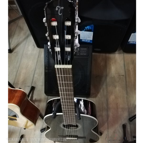 Takamine GC1-BLK Klasična gitara Veličina 4/4 Smreka drvo Crna Boja - Slika 7