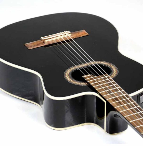 Takamine GC6CE-BLK Klasična ozvučena gitara 4/4 Veličina Crna boja - Slika 4