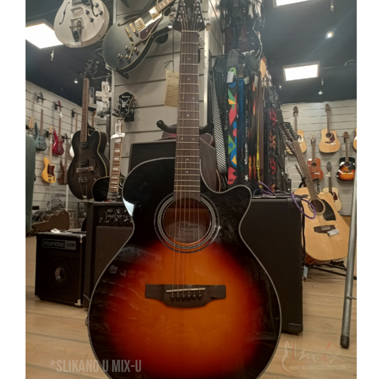 Takamine GF15CE-BSB Akustična ozvučena gitara Sunburst boja - Slika 14