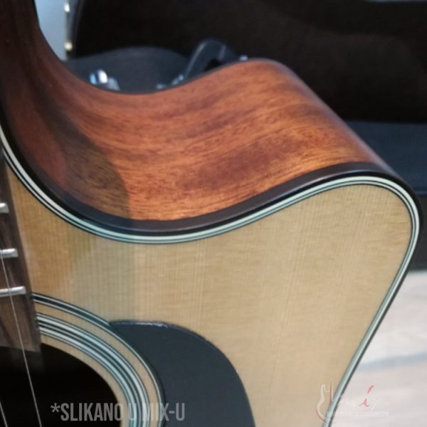 Takamine P2DC Akustična ozvučena gitara Drednought oblik - Slika 11