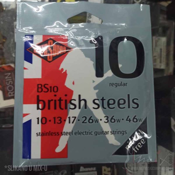 Rotosound BS10 010-046 British Steel Žice za električnu gitaru Desetke debljina - Slika 4