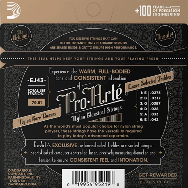 D'Addario EJ43 Light Tension Žice za klasičnu gitaru