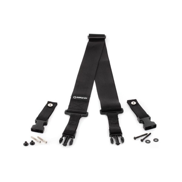 DiMarzio DD2800BK 3 Inch Nylon ClipLock Kaiš za gitaru