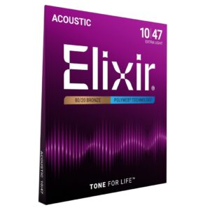 Originalno pakovanje Elixir 11000 Polyweb premazanih žica debljine 10-47 za akustičnu gitaru