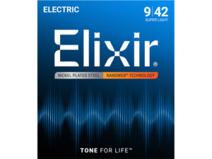 Originalno pakovanje Elixir Super Light Nanoweb premazanih žica debljine 9-42 za električnu gitaru