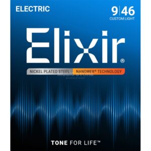 Originalno pakovanje Elixir 12027 Nanoweb premazanih žica debljine 9-46 za električnu gitaru