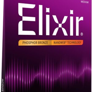 Originalno pakovanje Elixir 16102 Nanoweb premazanih žica debljine 13-56 za akustičnu gitaru