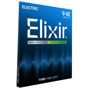 Originalno pakovanje Elixir Super Light Optiweb premazanih žica debljine 9-42 za električnu gitaru