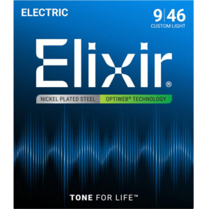 Originalno pakovanje Elixir 19027 Optiweb premazanih žica debljine 9-46 za električnu gitaru
