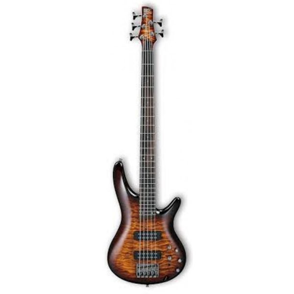 Ibanez SR405EQM-DEB električna bas gitara sa 5 žica i quilted javor vrhom u Dark Emerald Burst finišu