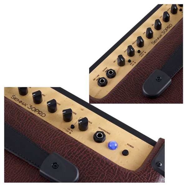 Kustom SIENNA30PRO Pojačalo za akustične gitare Snaga 30W Veličina zvučnika 10" - Slika 2