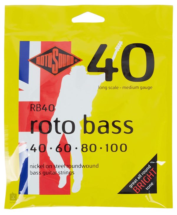 Rotosound RB40 040-100 Rotobass Žice za bas gitaru - Slika 2