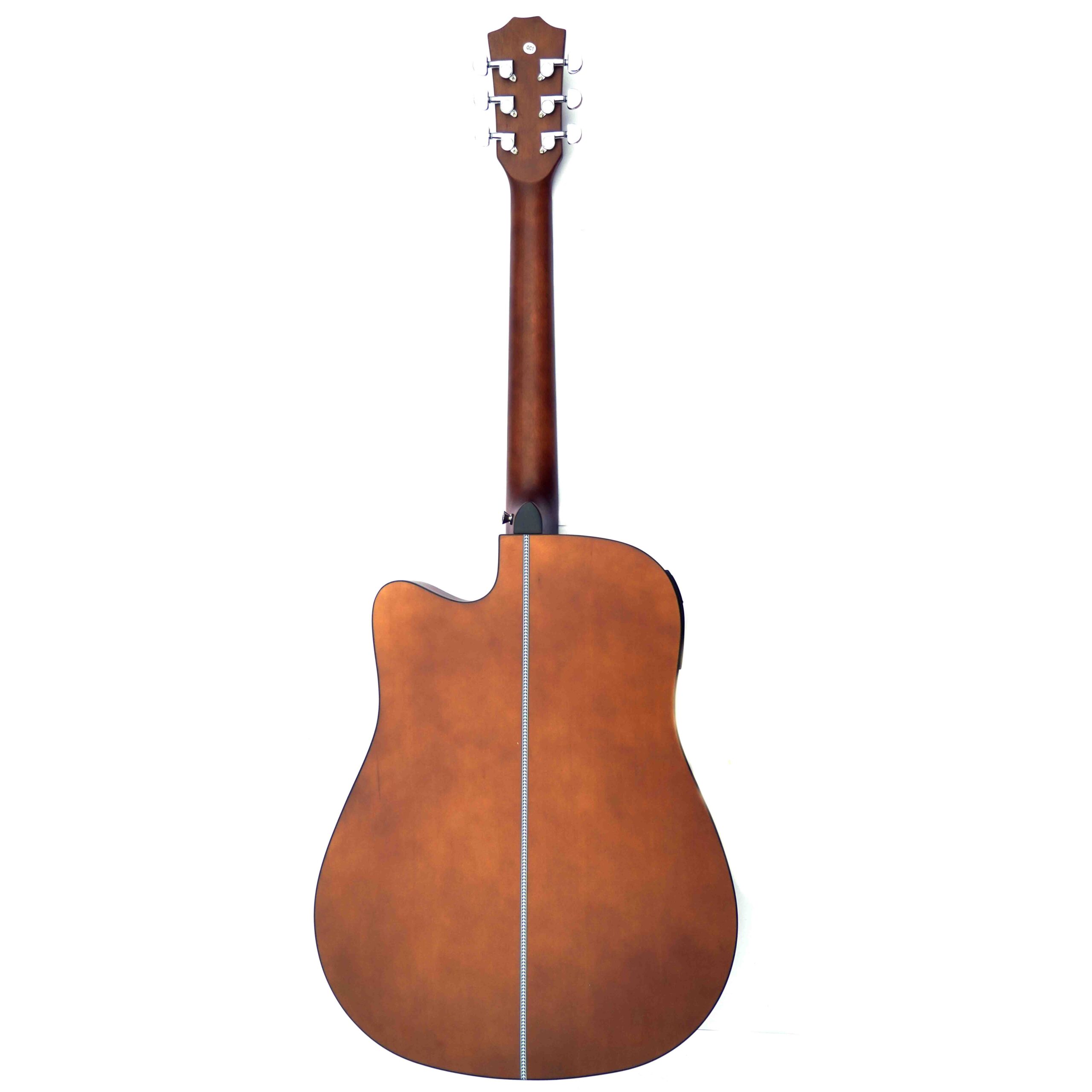 Vaker VD11CE-MH Akustična ozvučena gitara Mahagoni telo Mat Finiš - Slika 2