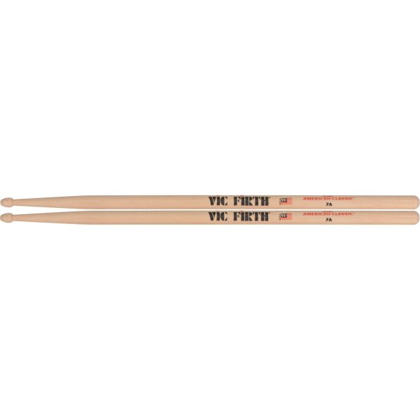 Vic Firth 7A Bubnjarske palice American Classic serija 7A Debljina Drvo Hickory - Slika 2