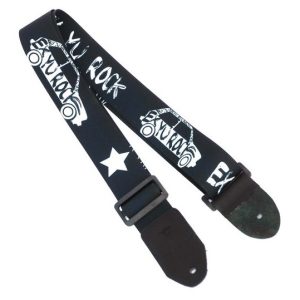 Wakertone GS2 Guitar Strap - Ex Yu Rock Kaiš za gitaru sa kožnim krajevima