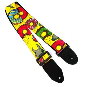 Wakertone GS2 Guitar Strap - Donut Kaiš za gitaru sa kožnim krajevima