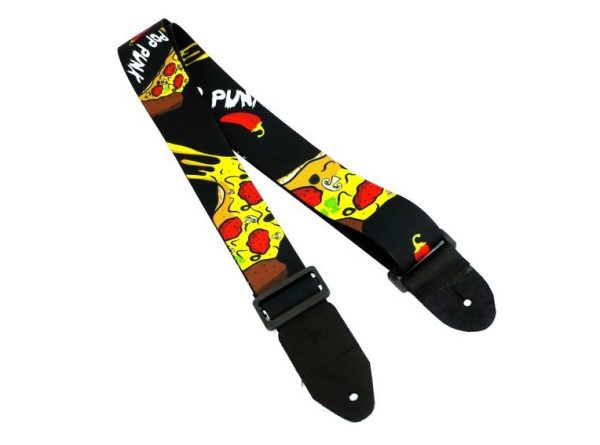 Wakertone GS2 Guitar Strap - Pizza Pop Punk Kaiš za gitaru
