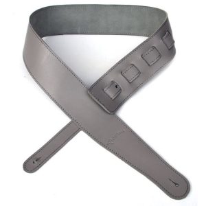 Wakertone LGS1 White Kožni kaiš za gitaru Bela boja