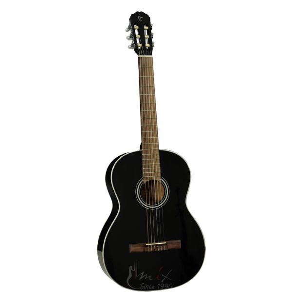 Takamine GC1-BLK klasična gitara veličine 4/4 u crnoj boji sa smrekovom prednjom pločom i meranti stranama