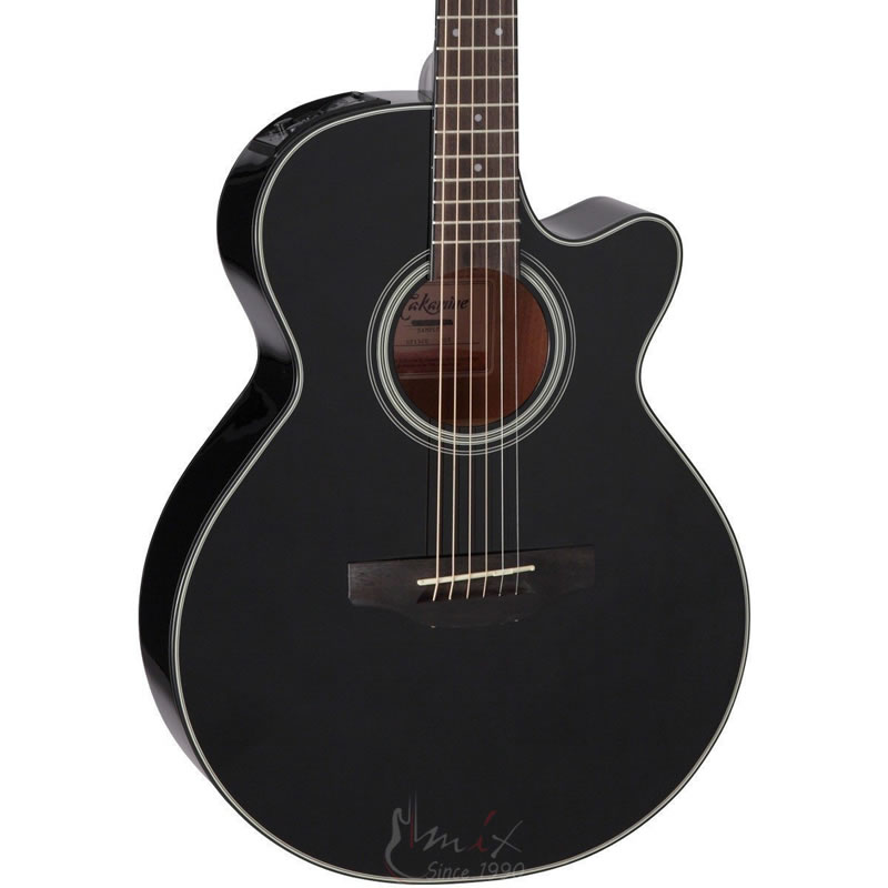 Takamine GF15CE-BLK Akustična ozvučena gitara sa futrolom Crna boja - Slika 4
