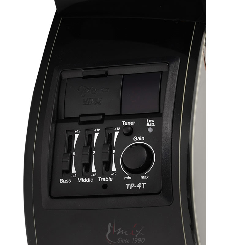 Takamine GF15CE-BLK Akustična ozvučena gitara sa futrolom Crna boja - Slika 5