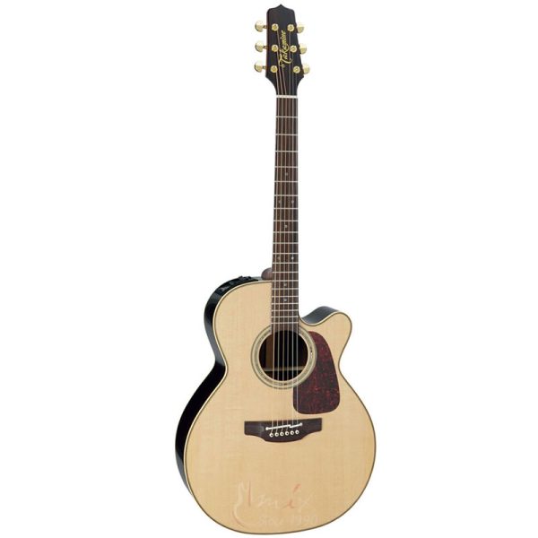 Takamine P5NC dreadnought cutaway elektro-akustična gitara sa masivnom cedrovinom i indijskim ružinim drvetom, prirodni izgled