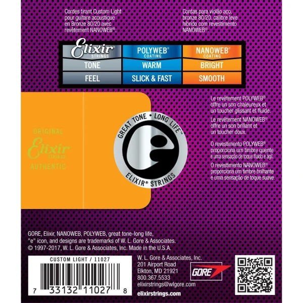 Elixir 11027 011/052 3 Pack 16538 Žice za akustičnu gitaru 25% popust - Slika 3