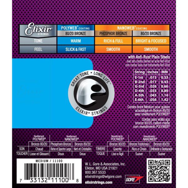 Elixir 11100 Medium 013-056 Polyweb