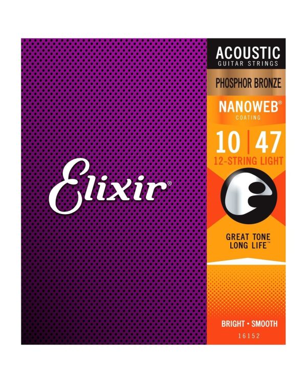 Elixir 16152 Extra Light 010-047 Phosphor Bronze žice za akustičnu gitaru