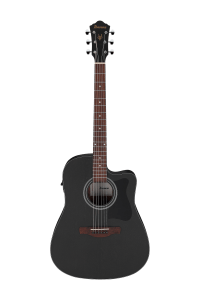 Ibanez V44CE-WK ozvučena akustična gitara Weathered Black Open Pore finiŠ